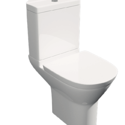 Project Round C/C WC Pan including C/C Corner Cistern with Soft Close Seat