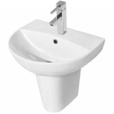 Kameo 450mm 1th Basin Semi Pedestal