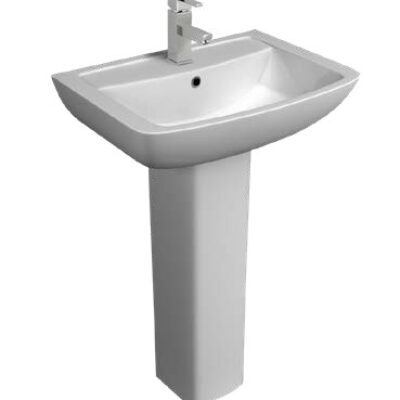 Pure 550mm 1th Basin Pedestal