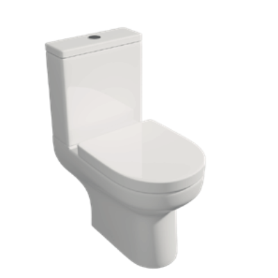 Bijou Close to Wall C/C WC Pan C/C Cistern Premium Soft Close Seat