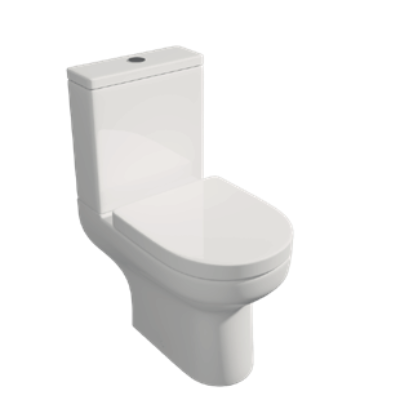 Bijou Comfort Height C/C WC Pan C/C Cistern Premium Soft Close Seat