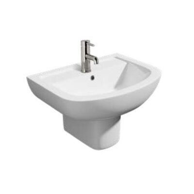 Studio 550mm 1th Basin Semi Pedestal