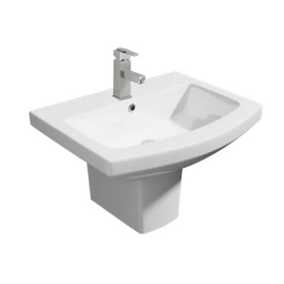 Trim 550mm 1th Basin Semi Pedestal