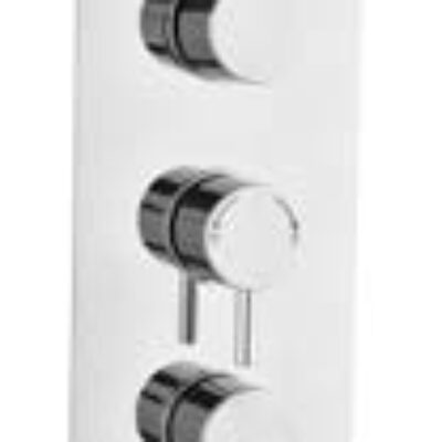 SHOWER VALVES PLAN CONCEALED TRIPLE THERMOSTATIC VALVE