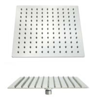 SHOWER ACCESSORIES SQUARE STAINLESS DRENCHER HEAD