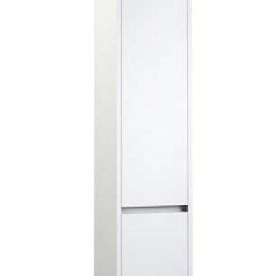 FURNITURE & MIRRORS CITY WALL MOUNTED TALL UNIT – WHITE H 1600 X W 350 X D 350 FUR724CI