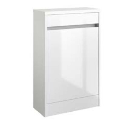 FURNITURE & MIRRORS CITY WC UNIT – WHITE H 830 X W 494 X D 222 FUR701CI