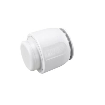 Hep2O demountable stopend 22mm white