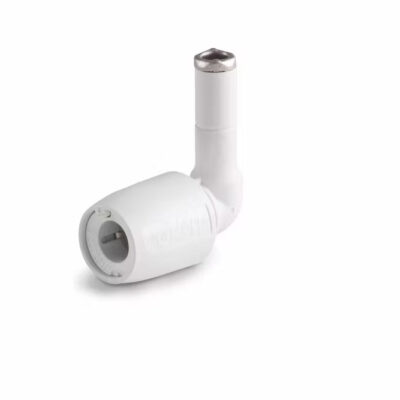 Hep2O spigot elbow 90 10mm white