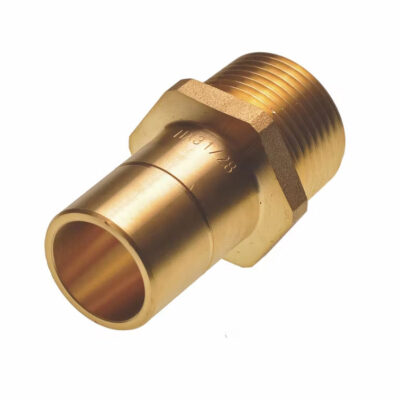 Hep2O male adaptor brass spigot adaptor 1″x28mm