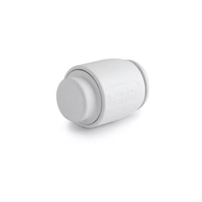 Hep2O demountable stopend 10mm white