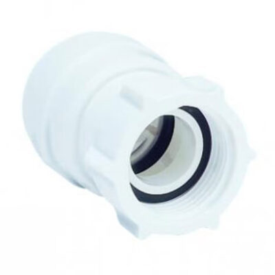 15mm x 1/2″ Speedfit Female Coupler Tap Connector White