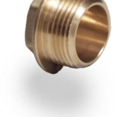 1/4″ Brass Flanged Plug