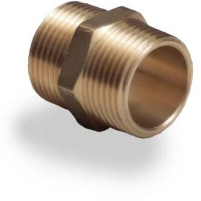 3/8″ Brass Hexagon Nipple BSPT