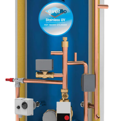 Everflo Unvented Cylinder Indirect 250lt Pre-Plumbed (**Collection Only, Not For Delivery**)