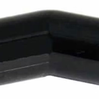 Solvent Overflow 45° Bend Black