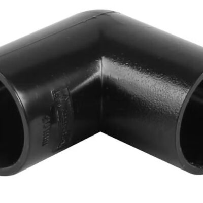 Solvent Overflow 90° Bend Black