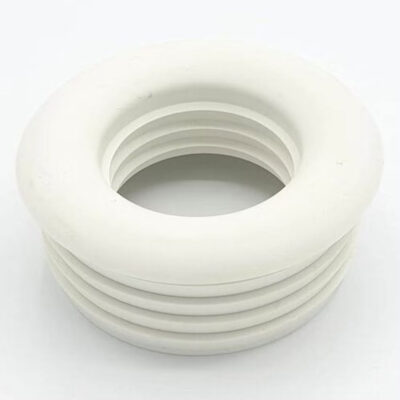 Overflow Adaptor Rubber White 32mm