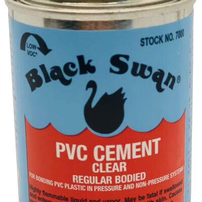 WASTE SOLVENT WELD CEMENT 118ML BLACK SWAN