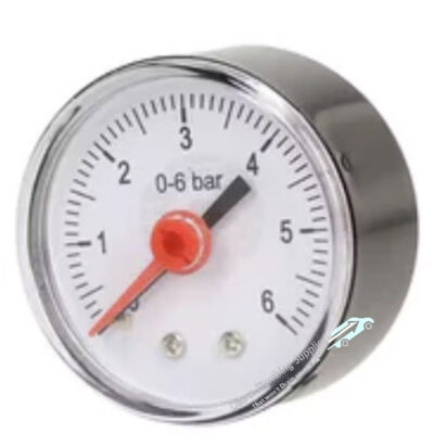 6 Bar Pressure Gauge 1/4″ Back Connection