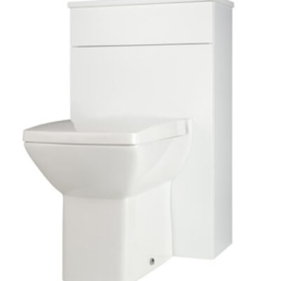 Furniture & Mirrors Kore 500mm Wc Unit – White Gloss