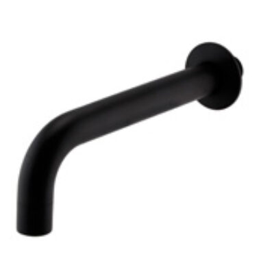 Brassware Nero Round Wall Mounted Bath Spout