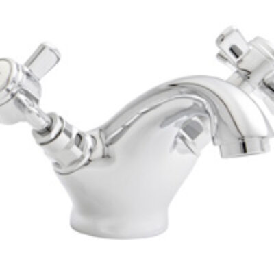 Brassware Klassique Mono Basin Mixer With Click Waste