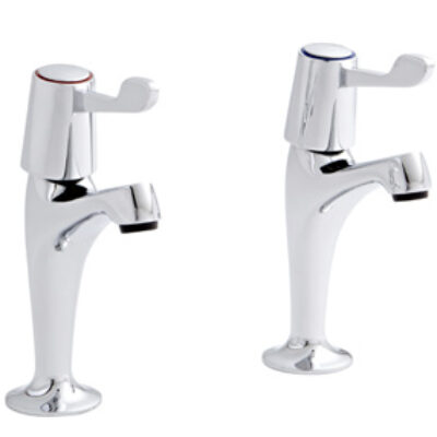 Brassware Leva High Neck Kitchen Sink Taps